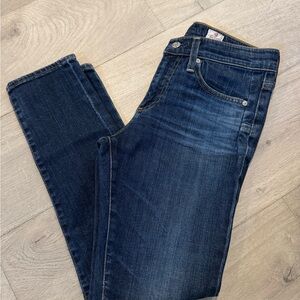 AG Adriano Goldschmied Dark Wash Skinny Jeans